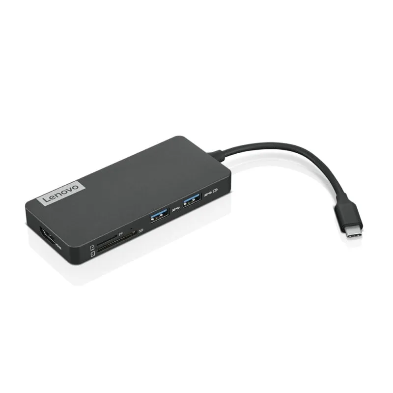 Adattatore Lenovo USB-C HUB al lettore di schede HDMI/3xUSB/USB-C/SD/TF - immagine 1