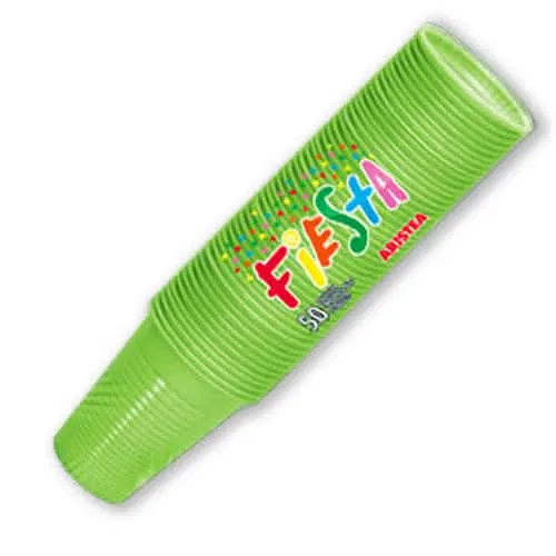 Bicchieri Aristea Verde Mela 200cc - Confezione da 50 Pezzi - immagine 1