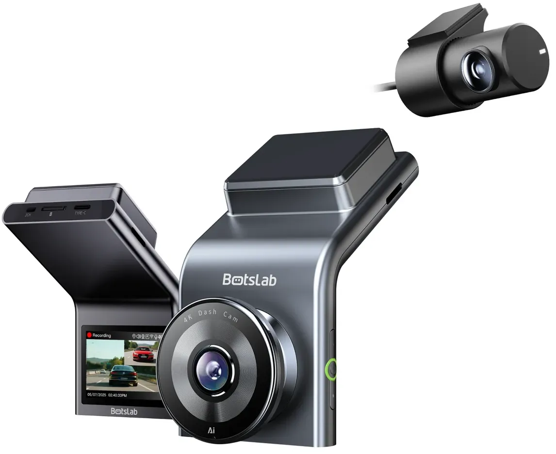 Camera Auto Anteriore e Posteriore Botslab G300H Plus, 4K, Wi-Fi, GPS, Display 2.4 pollici - immagine 1