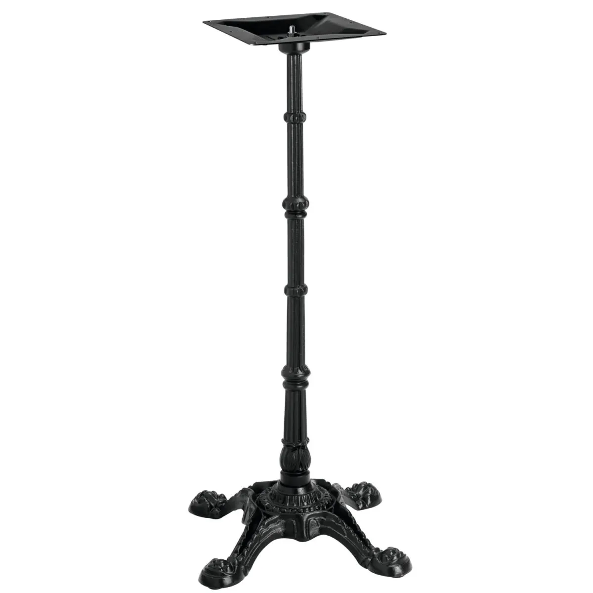VEGA Base per tavolo alto da interno Nostalgia; 42x42x108 cm (LxLxH); nero - immagine 1