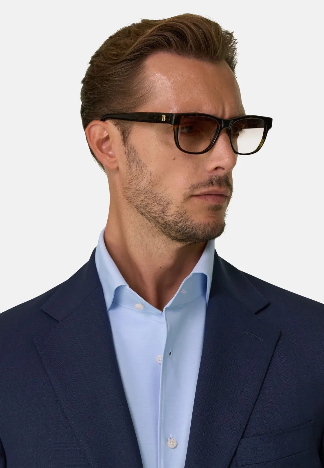 Boggi, Giacca In Pura Lana Travel, Uomo, Blu, Taglia: 46 - immagine 3