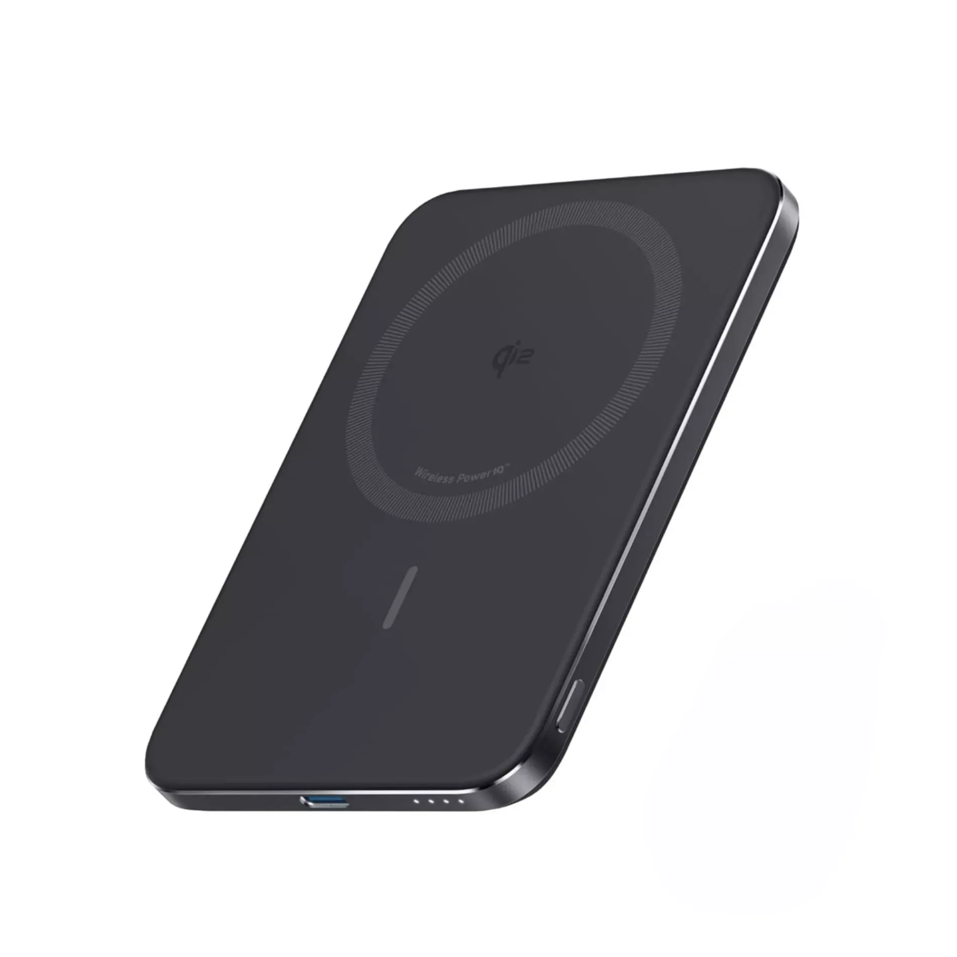 Batteria Esterna Wireless Anker Nano, 5000mAh, 20W, PD + FQI, 1 x QI - 1 x USB-C, Nera A1665H11 - immagine 1