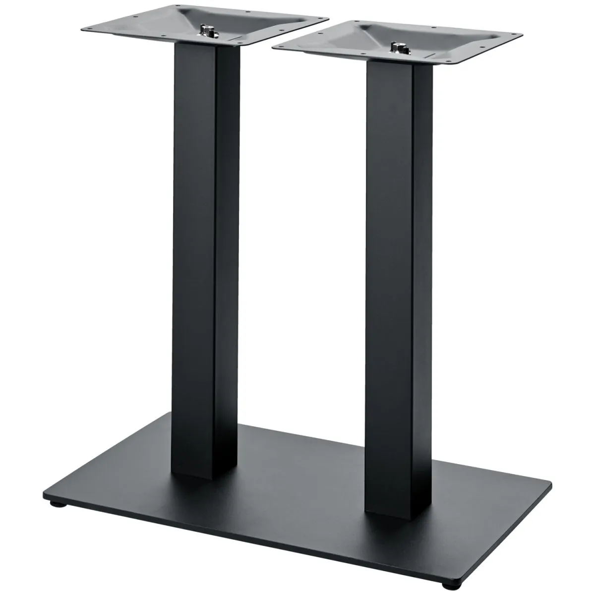 VEGA Base Fino per tavolo rettangolare; 70x40x72 cm (LxLxH); nero; rettangolare - immagine 1