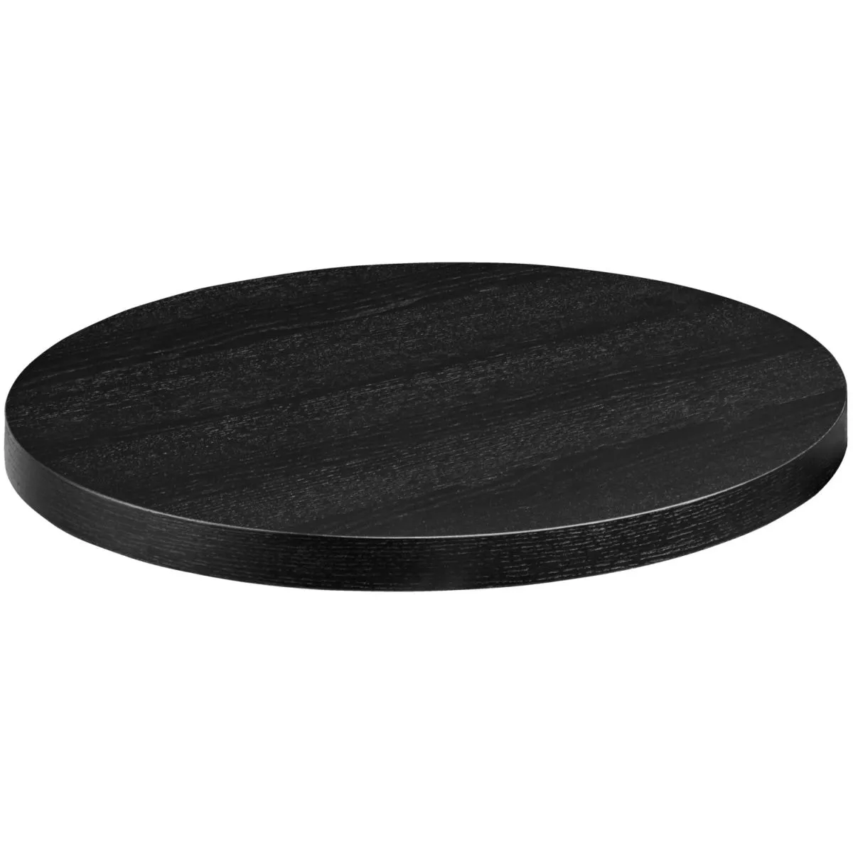 VEGA Piano per tavolo Sumba rotondo; 80 cm (Ø); frassino tinto nero; rotonda - immagine 1