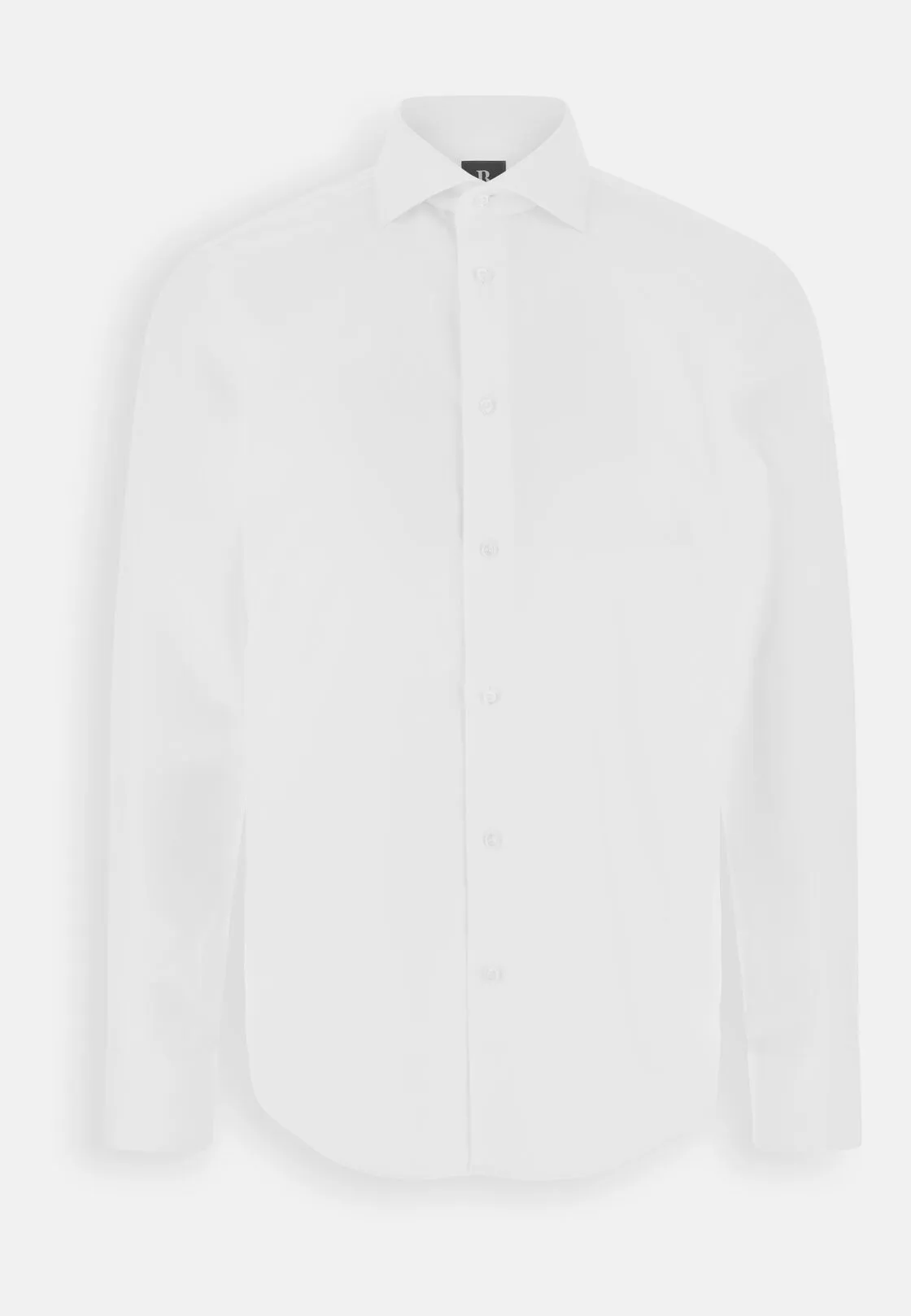 Boggi, Camicia In Twill Di Cotone Slim Fit, Uomo, Bianco, Taglia: 38 - immagine 6