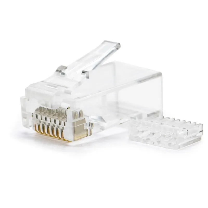 Connettori Nanocable per cavo di rete RJ45 UTP Cat.6 50 unità - immagine 1