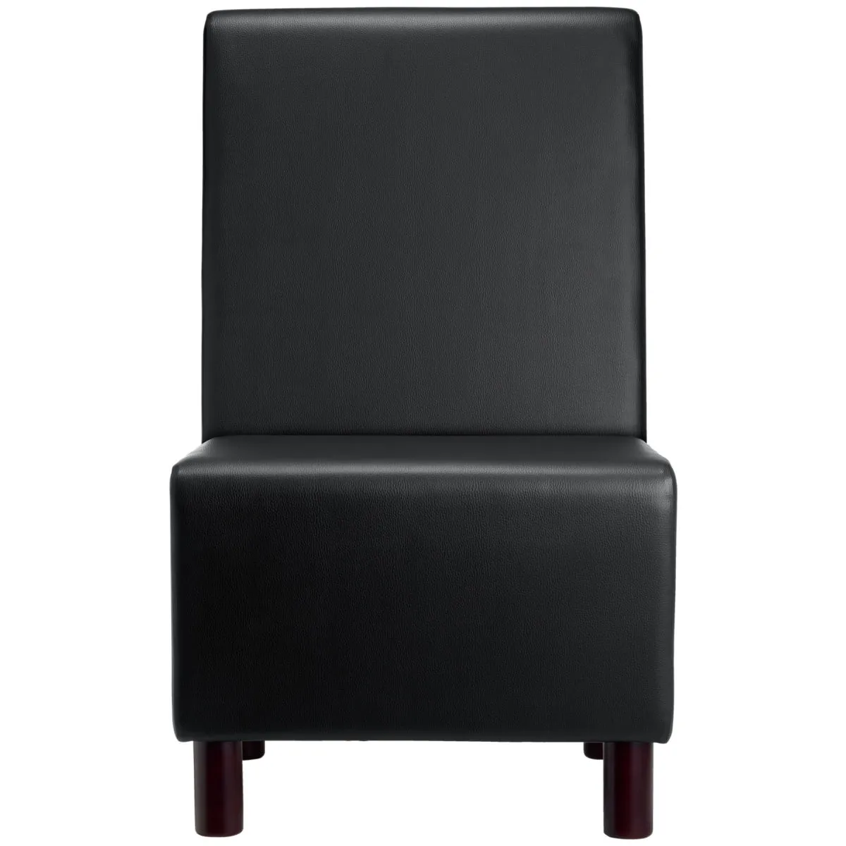 VEGA Panca imbottita Medley 1 posto; 60x62x102 cm (LxPxH); seduta nero, struttura faggio wenge - immagine 1
