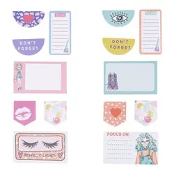 Notes adesivi 7 pad da 20 ff carta PIN UP Assortito 42831 - immagine 1