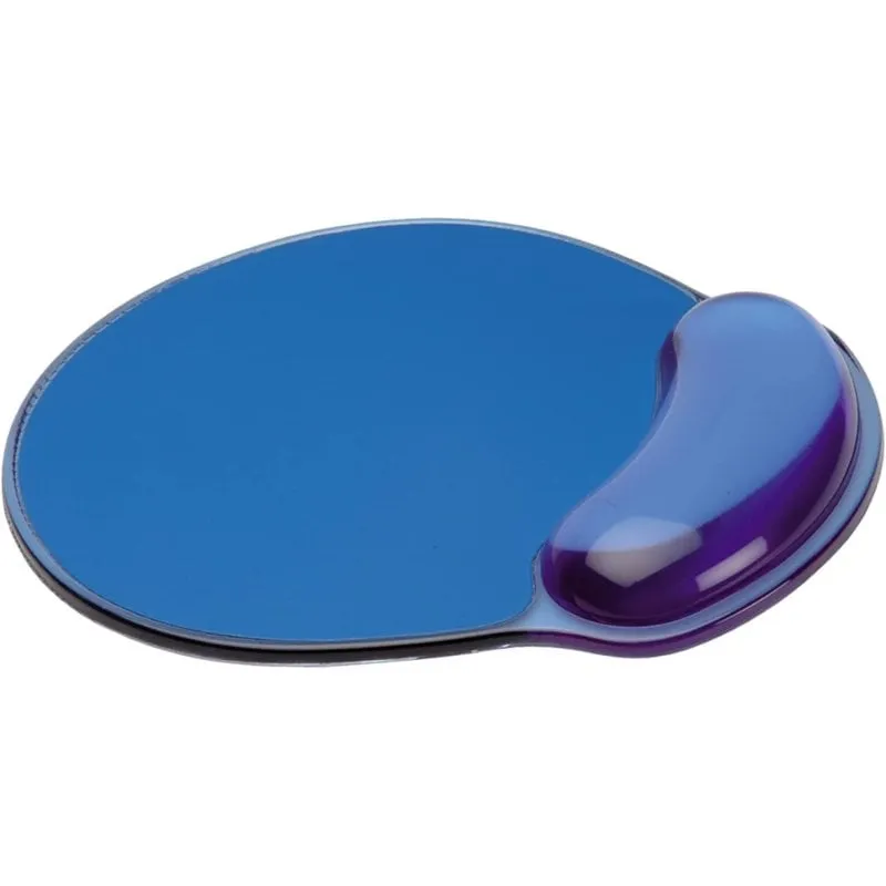 Tappetino ergonomico in gel Roline con poggiapolsi blu - immagine 1