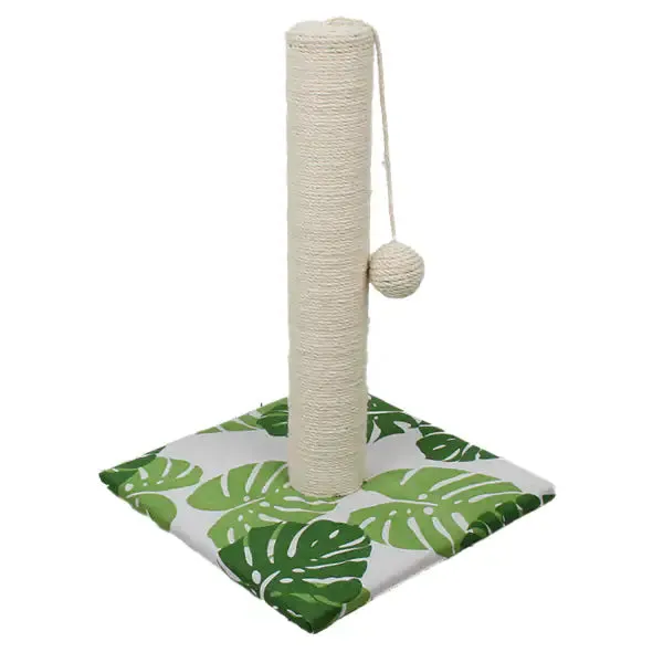 Tiragraffi Leaves con Gioco Croci Misura 30x30x42 cm - Tiragraffi gatto - immagine 1