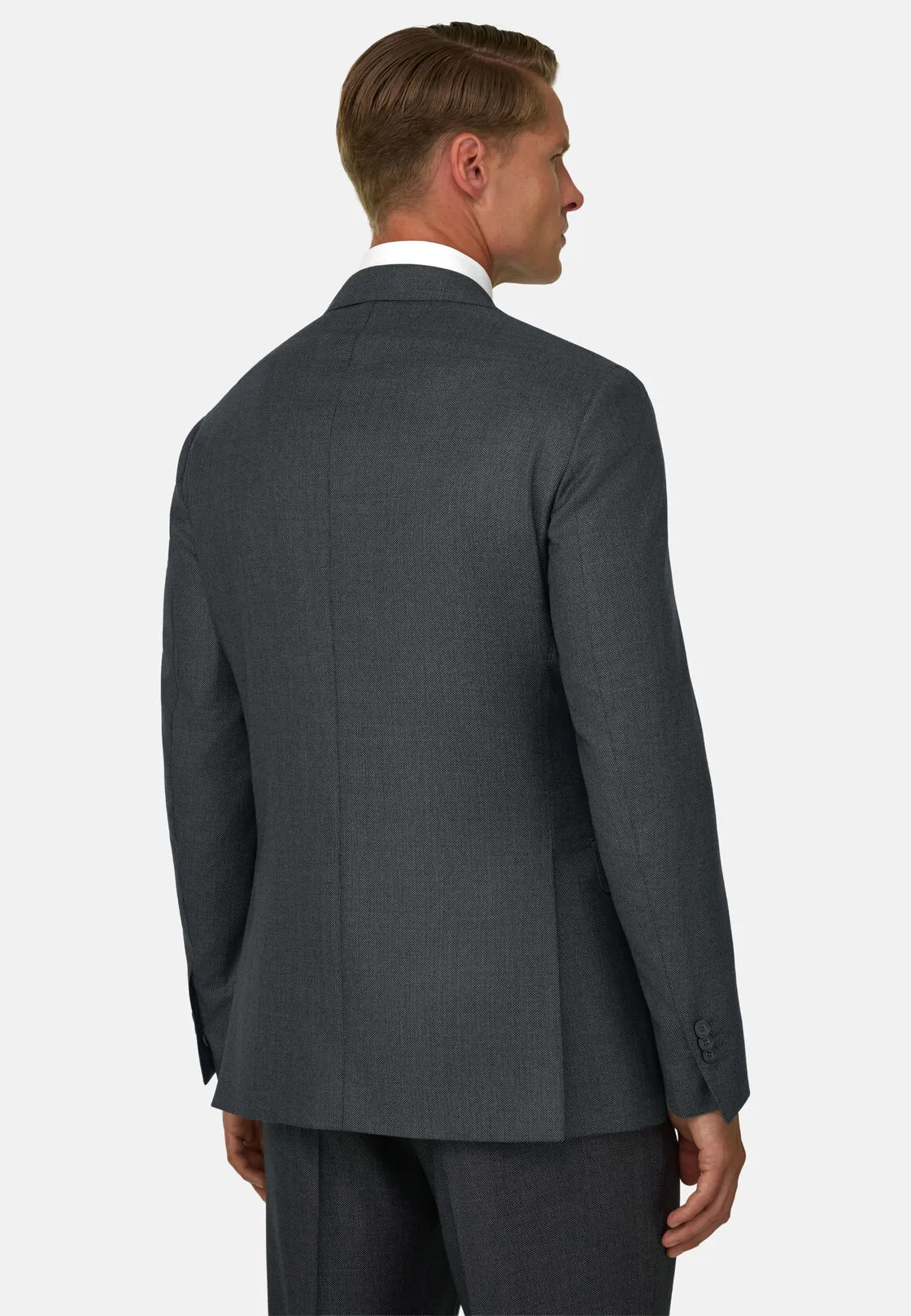 Boggi, Giacca Occhio Di Pernice In Pura Lana, Uomo, Grigio medio, Taglia: 48 - immagine 4