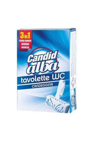CANDIDALBA Tavoletta Solida WC - Confezione da 2 Pezzi - immagine 1