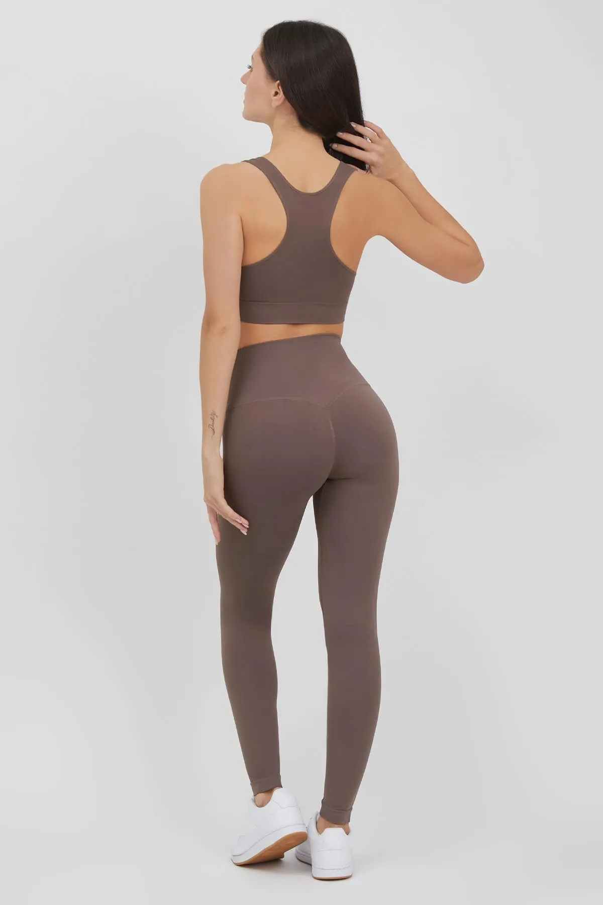 FGM04 Completo Onyx Sportivo Donna, Top e Leggings (Potato, XS-S) - immagine 4