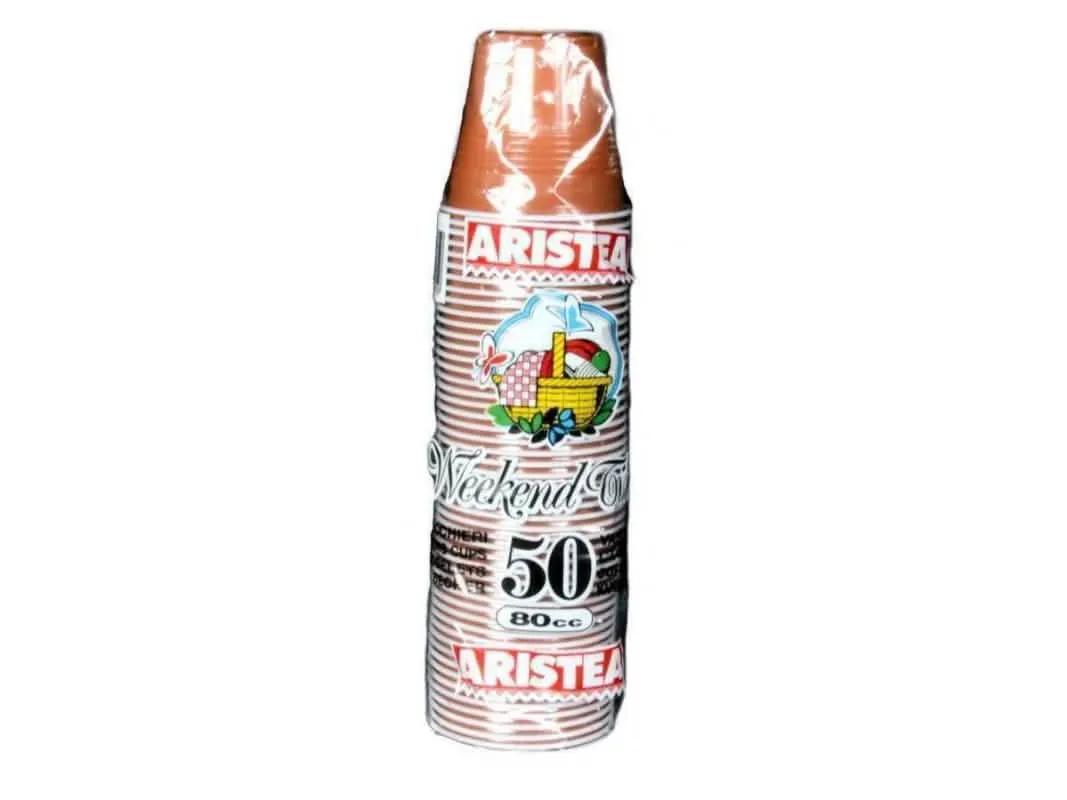 Bicchieri Bicolore ARISTEA per Caffè - Confezione da 50 Pezzi - immagine 1