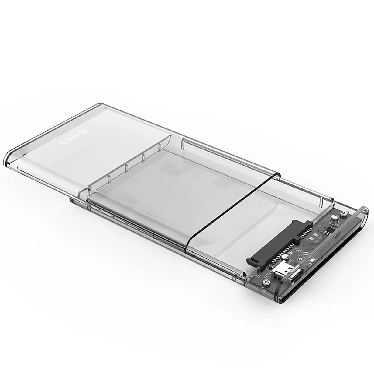 Rack Orico 2139C3 per HDD / SSD SATA 2.5 pollici, USB-C, Trasparente - immagine 1