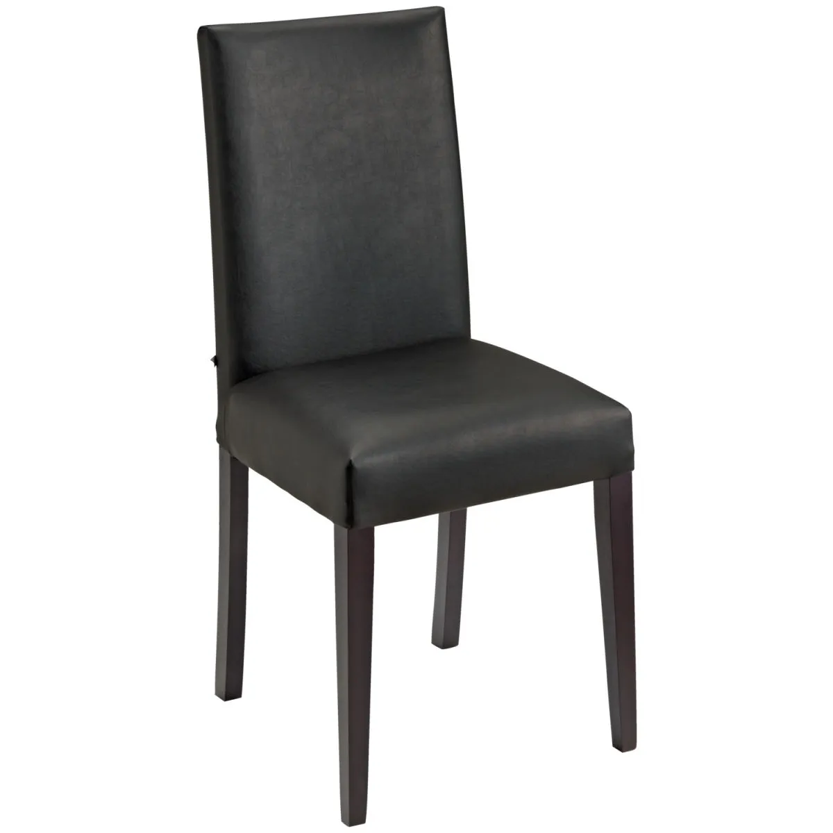 2x VEGA Sedia Napoli; 46.5x51x95.5 cm (LxPxH); seduta nero, struttura wenge; 2 pz. / Pacco - immagine 1