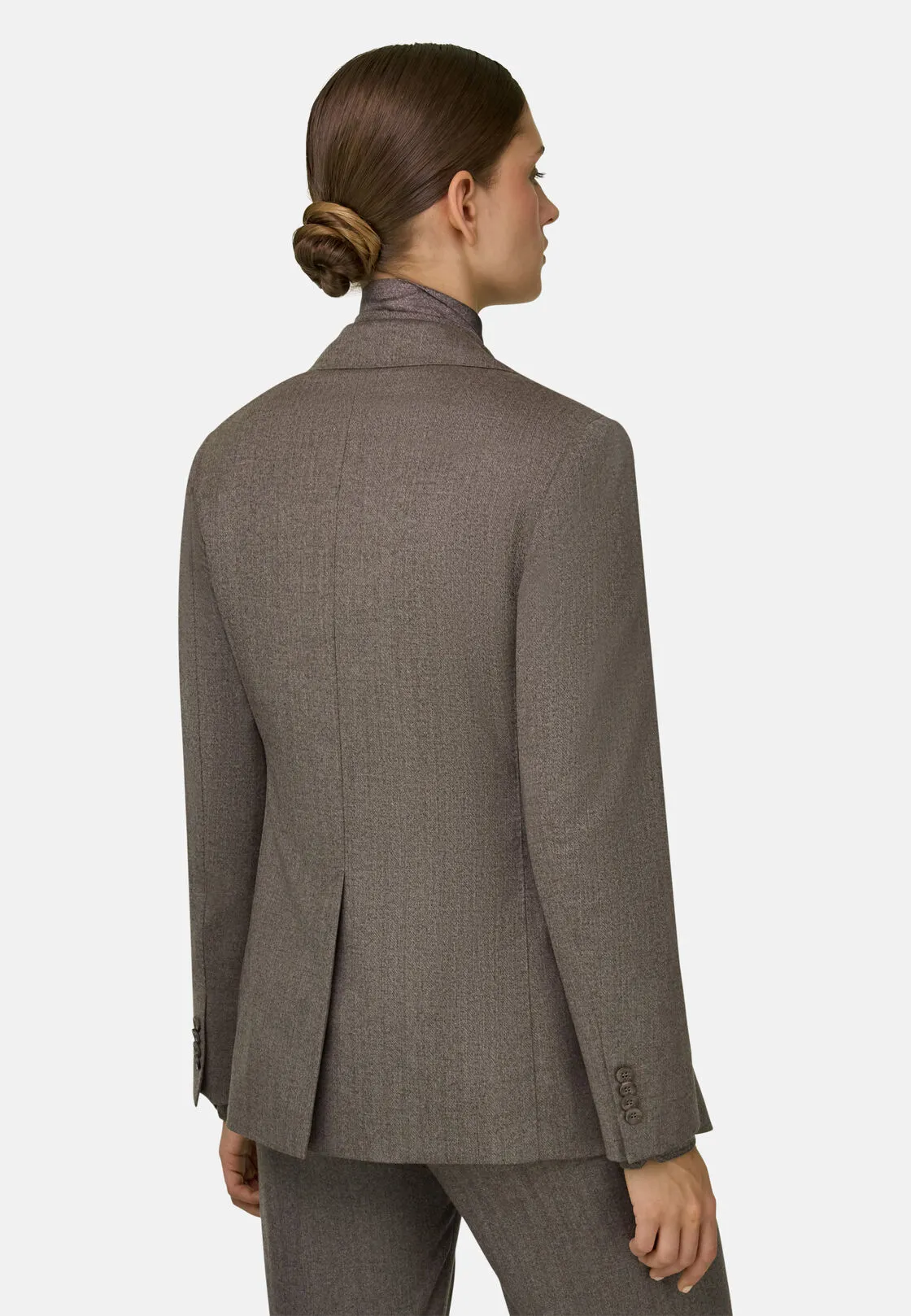 Boggi, Giacca Monopetto In Lana, Donna, Taupe, Taglia: XS - immagine 4