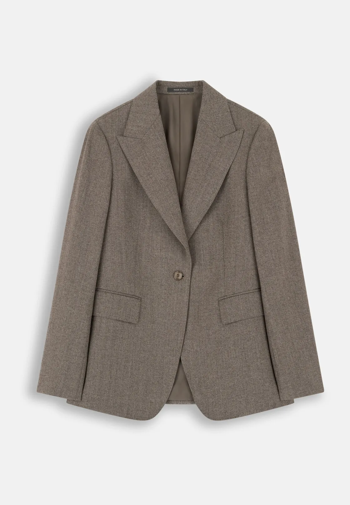 Boggi, Giacca Monopetto In Lana, Donna, Taupe, Taglia: XS - immagine 5