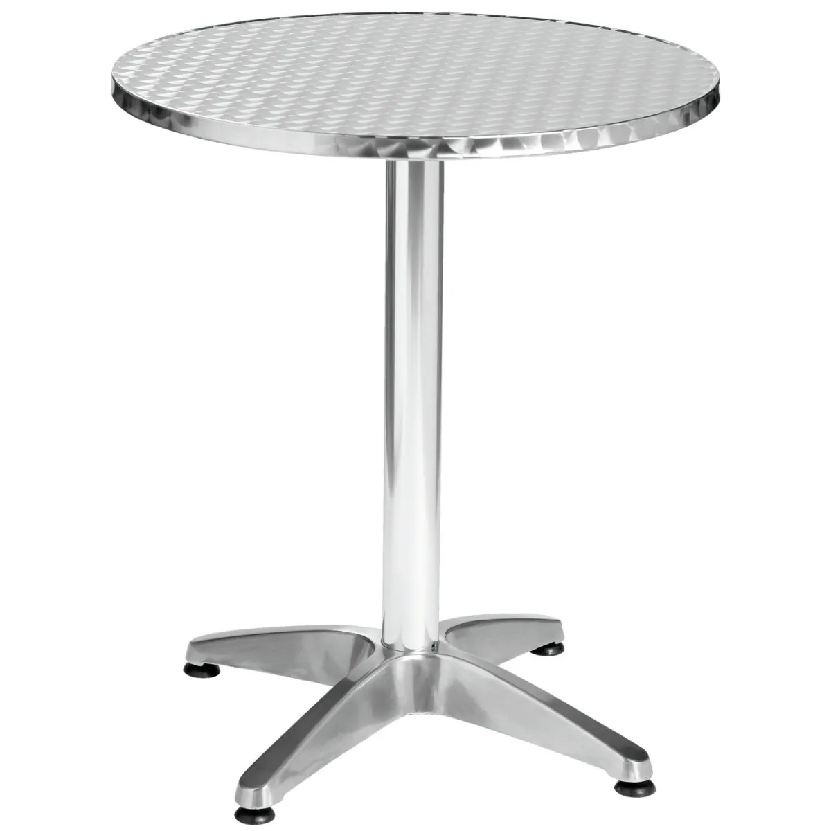 PULSIVA Tavolo da esterno Toulon rotondo; 60x70 cm (ØxH); argento; rotonda - immagine 1