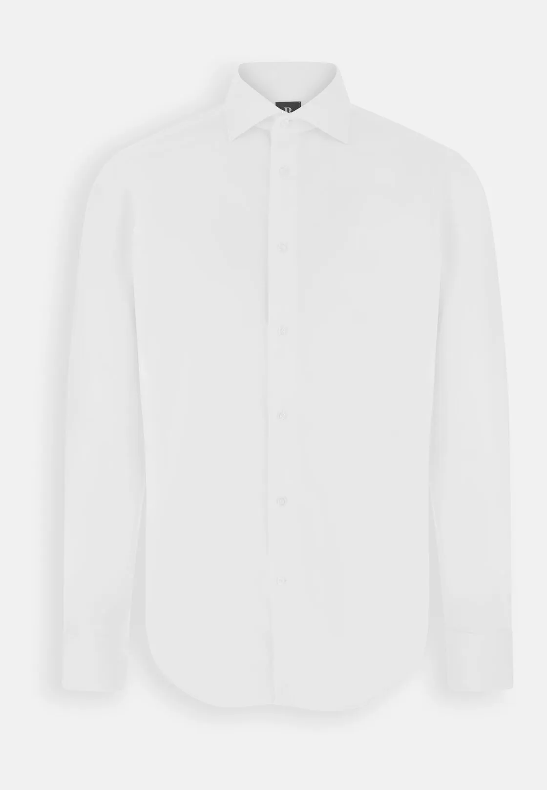 Boggi, Camicia In Cotone Dobby Regular Fit, Uomo, Bianco, Taglia: 46 - immagine 6