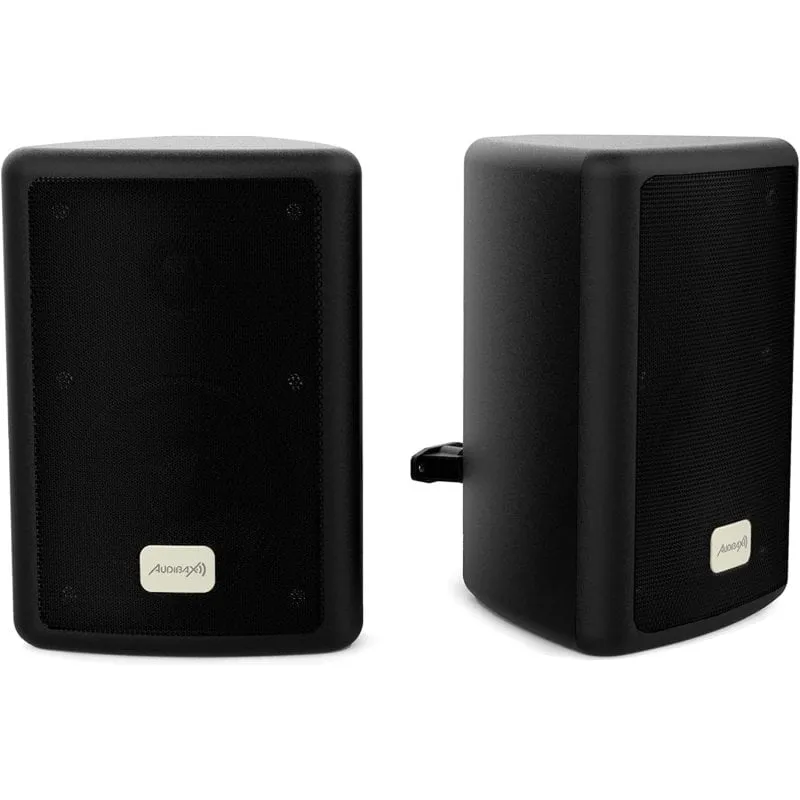 Audibax Pícolo PR-41 Coppia di altoparlanti da scaffale e sistema audio HiFi con supporto a parete 75W Nero - immagine 1