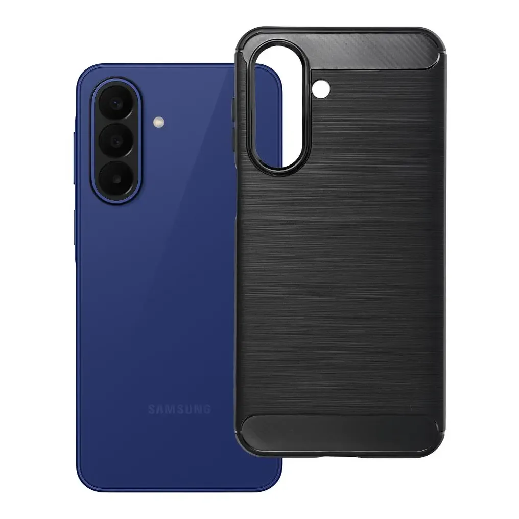 Custodia per Samsung Galaxy A27 5G, OEM, Carbonio, Nera - immagine 1