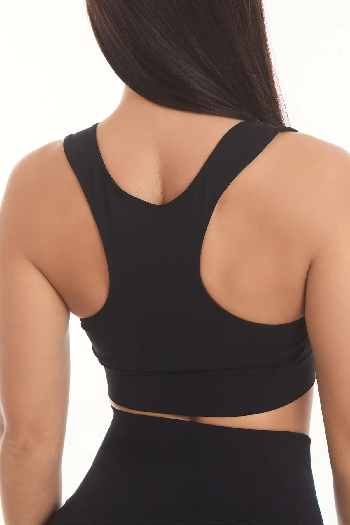 FGM04 Completo Onyx Sportivo Donna, Top e Leggings (Nero, M-L) - immagine 4