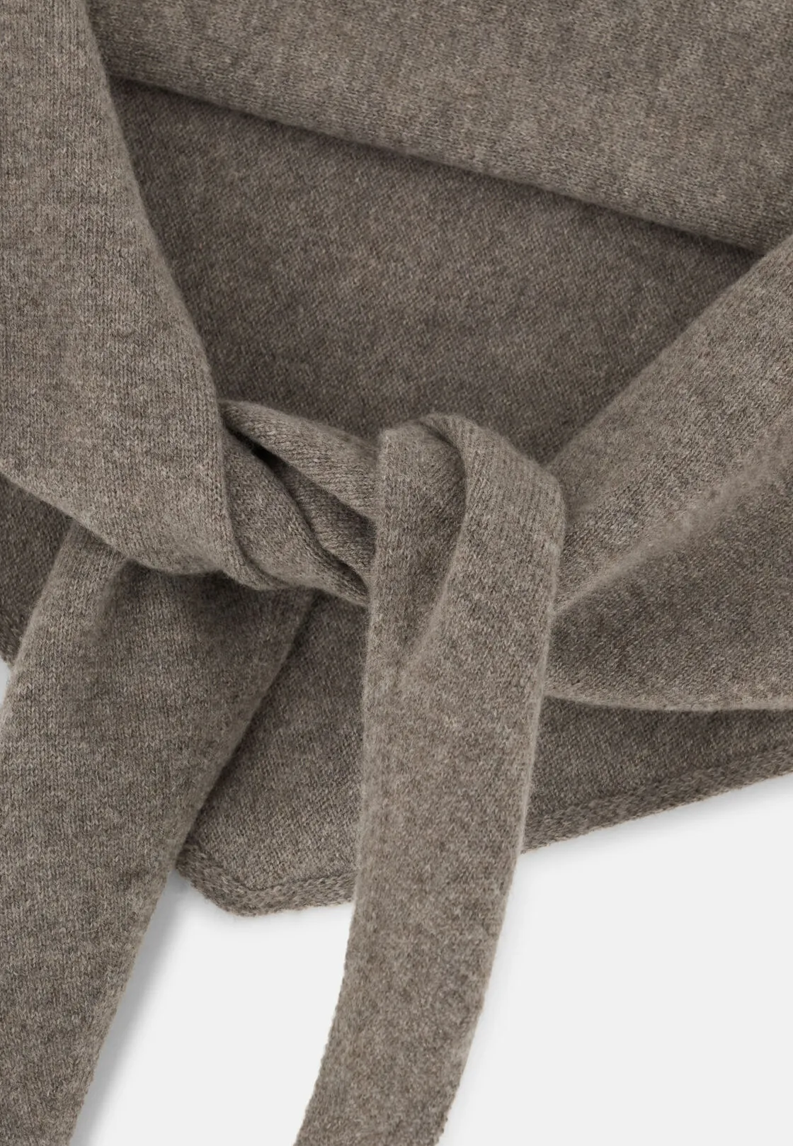 Boggi, Bandana In Lana, Donna, Taupe - immagine 3