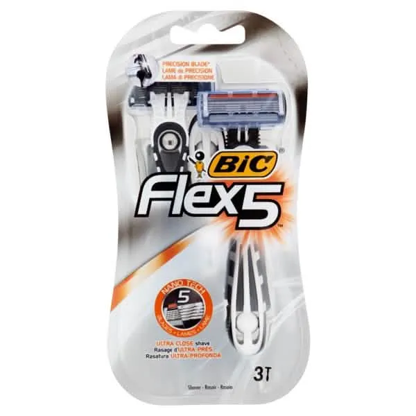 Rasoi BIC Flex 5 - Confezione da 3 Pezzi - immagine 1