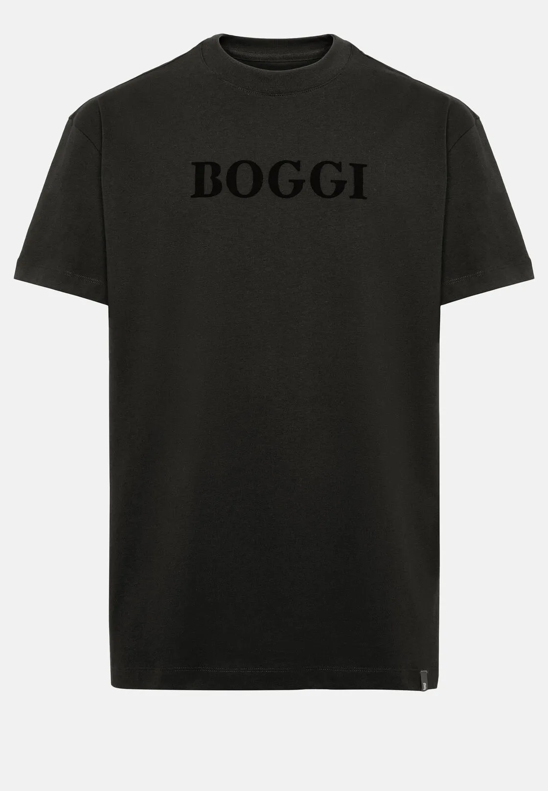 Boggi, T-shirt In Jersey Di Cotone, Uomo, Nero, Taglia: L - immagine 4