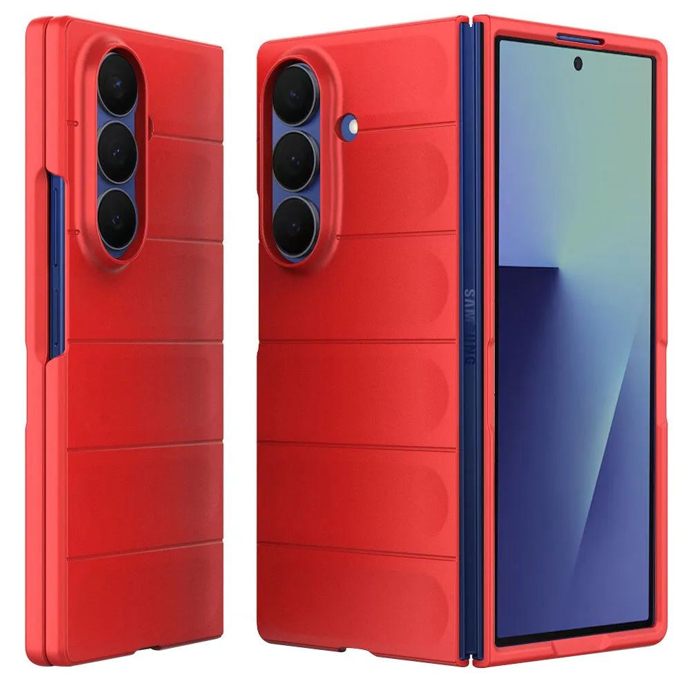 Custodia per Samsung Galaxy Z Fold7 F966, Techsuit, Magic Shield, Rossa - immagine 1