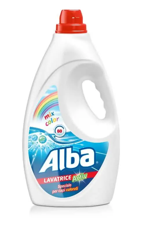 Detersivo Liquido Alba per Lavatrice - 60 Lavaggi Mix Colori - immagine 1