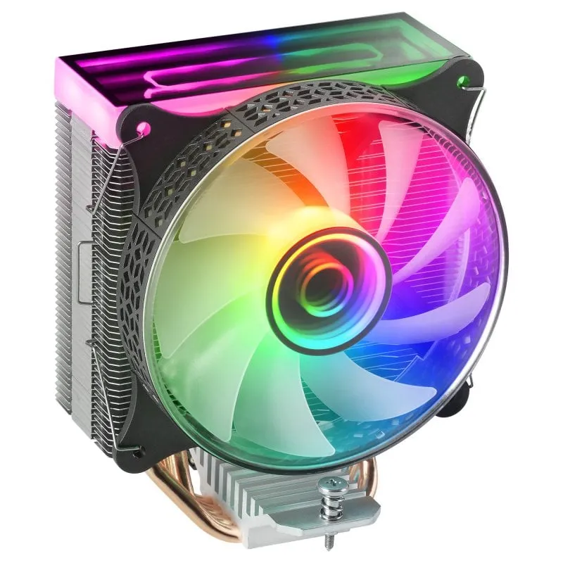 Ventola CPU Mars Gaming MCPU-VR doppia ARGB da 120 mm nera - immagine 1