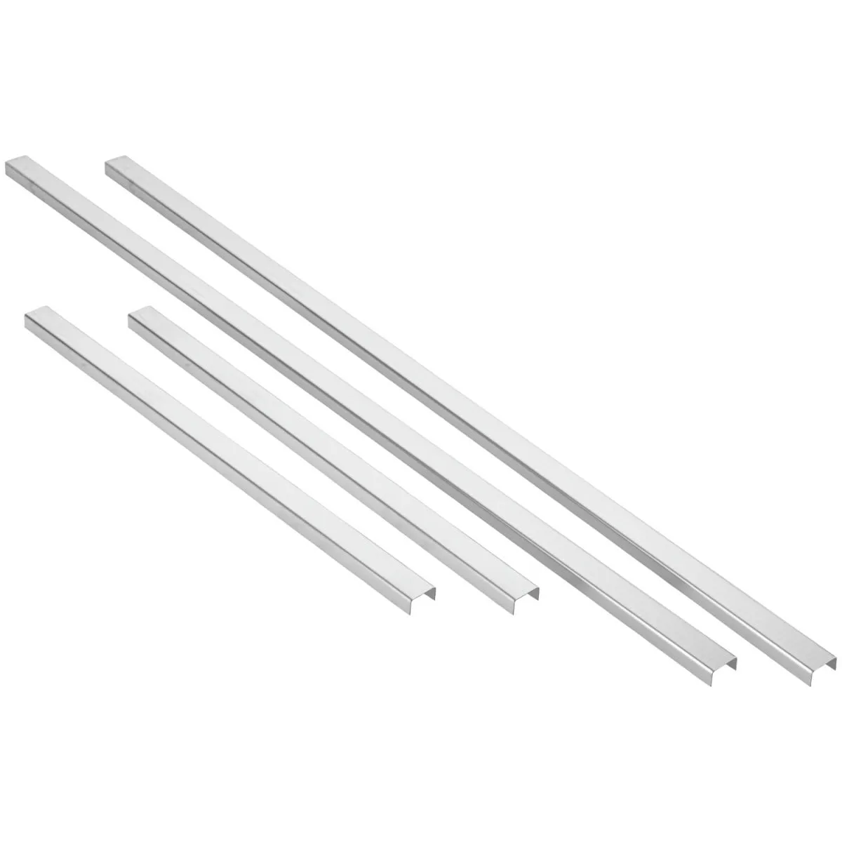 VEGA Protezione poggiapiedi 4 pezzi; argento; rettangolare - immagine 1