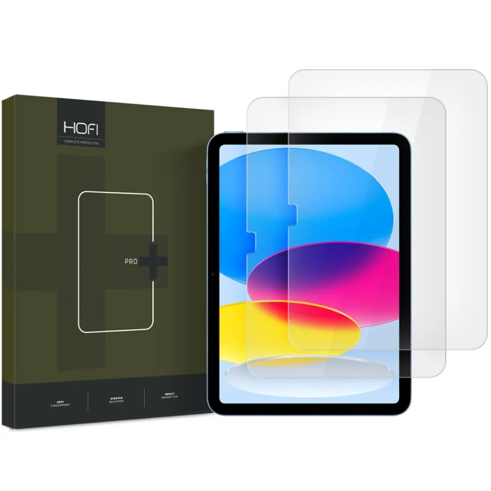 Pellicola protettiva per schermo HOFI PRO+ per Apple iPad (2025) / (2022), Vetro temperato, Full Glue, Set 2 pezzi - immagine 1