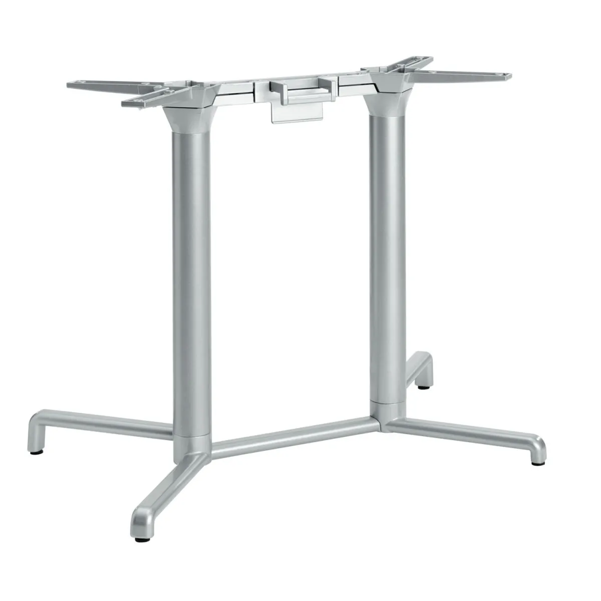 Nardi Base per tavolo rettangolare Scudo; 52x87x71 cm (LxLxH); argento - immagine 1