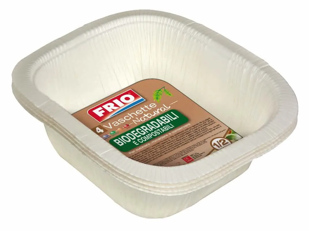Vaschette in Cartone Frio Bio per 1-2 Porzioni - Confezione da 4 Pezzi - immagine 1
