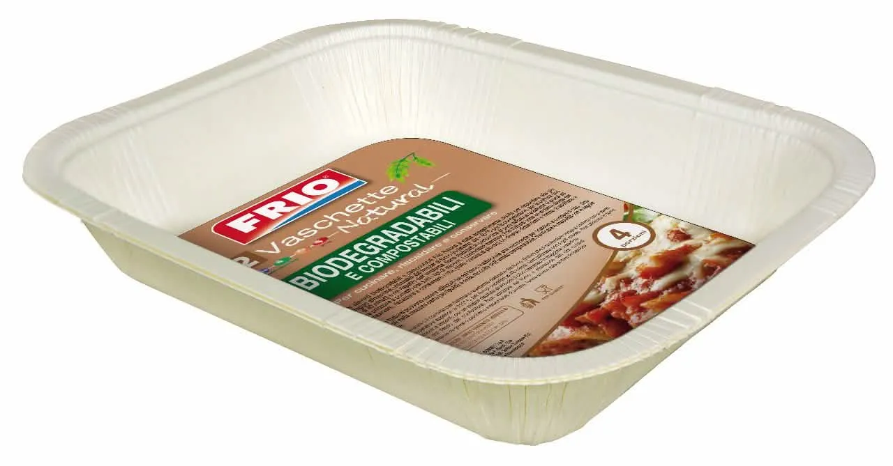 Vaschette in Cartoncino FRIO Bio 4 Porzioni - Confezione da 2 Pezzi - immagine 1