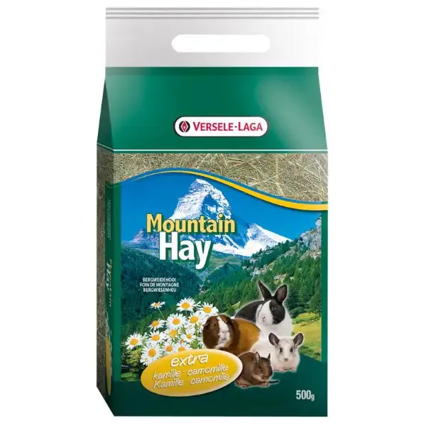 Versele Laga Fieno di montagna 500 gr Camomilla - Mangime per conigli - immagine 1