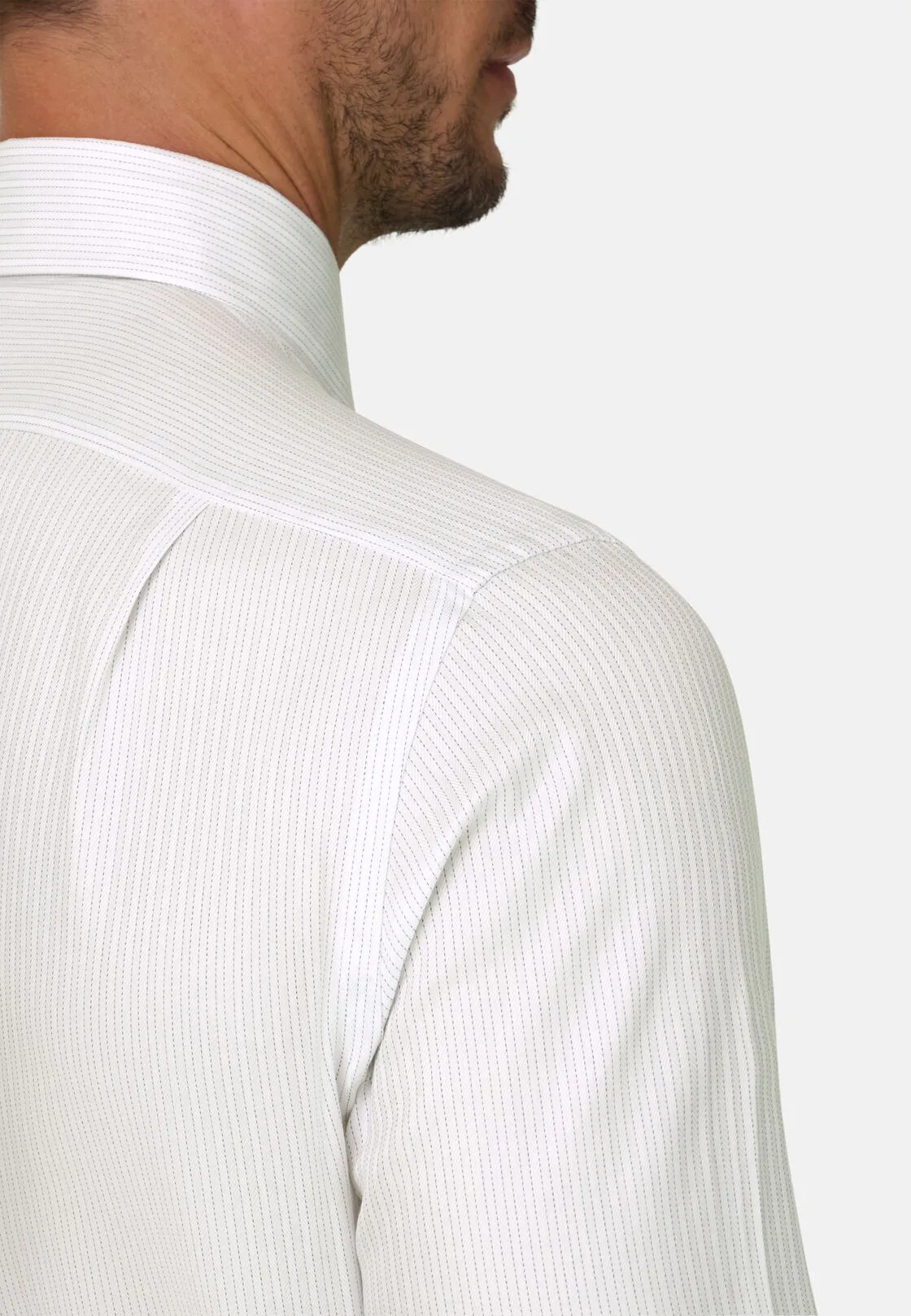 Boggi, Camicia A Righe In Cotone Regular Fit, Uomo, Azzurro, Taglia: 42 - immagine 4