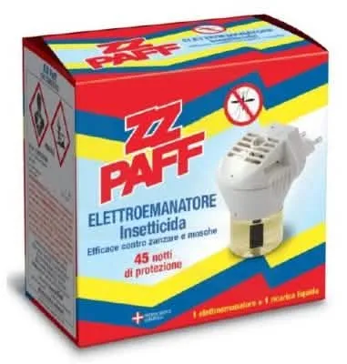 ZZ PAFF Antizanzare Elettrico con Ricarica Liquido 45 Notti - immagine 1
