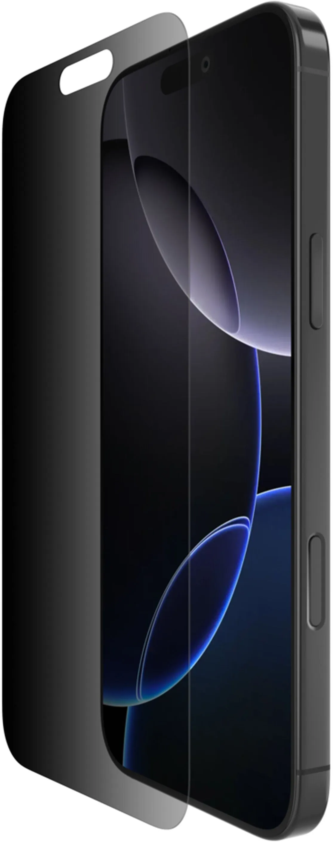 Pellicola protettiva per schermo Privacy Belkin ScreenForce InvisiGlass per Apple iPhone 16 Pro Max, Vetro temperato, Full Glue OVA170hq - immagine 1