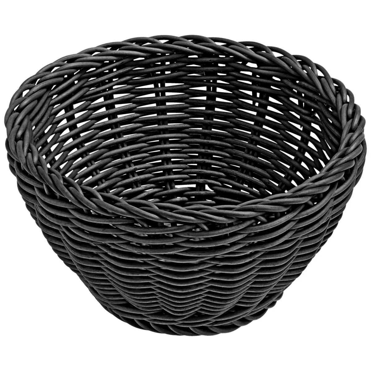 4x VEGA Cestino porta pane Igato rotondo; 16x8 cm (ØxH); nero; rotonda; 4 pz. / Pacco - immagine 1