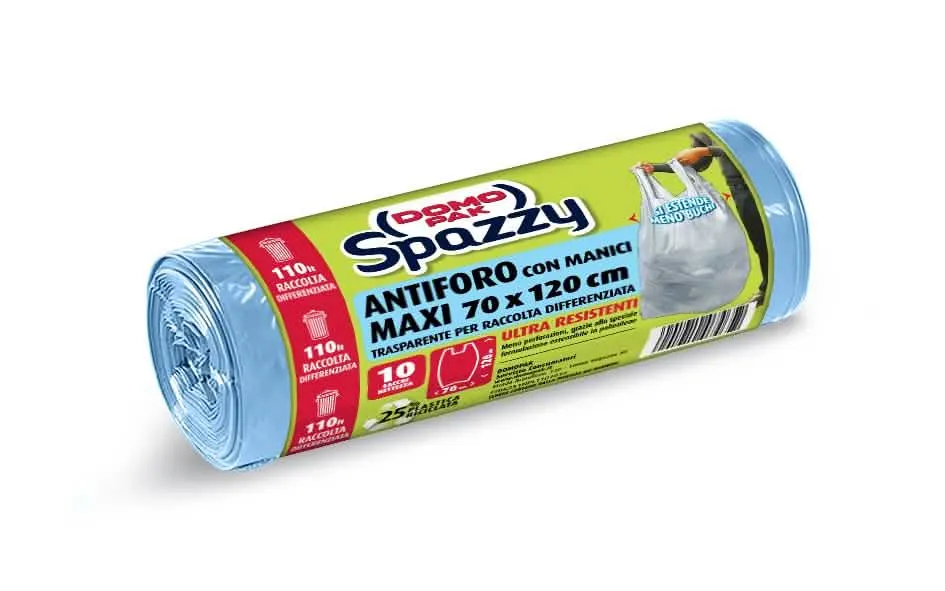 SACC N U DOMOPAK Azzurri 70x120 - Confezione da 10 Pezzi per la Casa - immagine 1