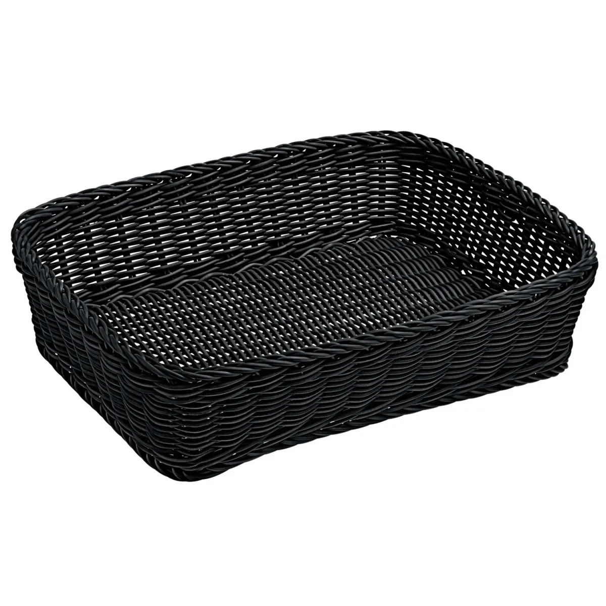 VEGA Cestino porta pane Igato rettangolare; 40x30x10 cm (LxLxH); nero; rettangolare - immagine 1