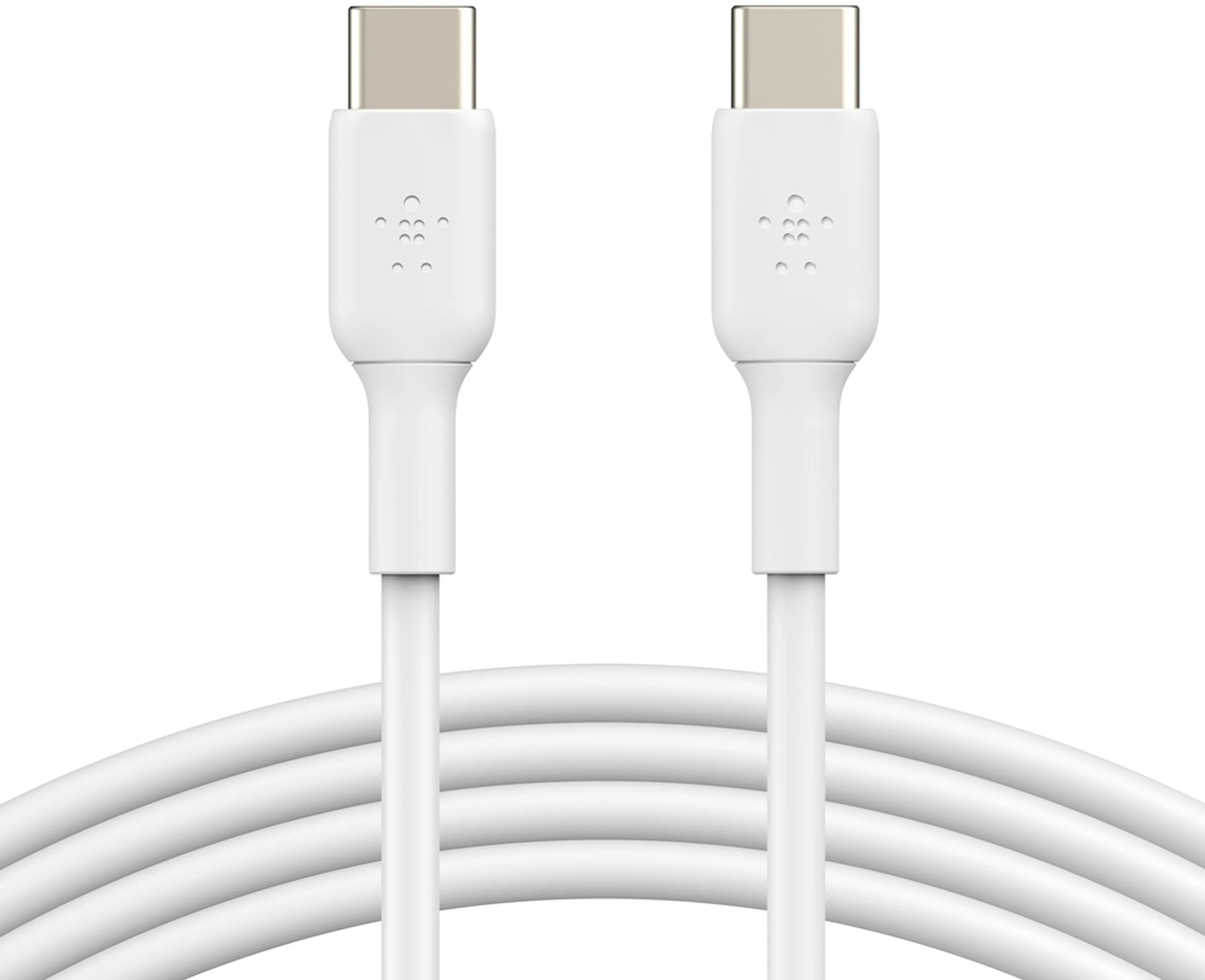 Cavo Dati e Ricarica USB-C - USB-C Belkin BoostCharge, 60W, 2m, Bianco CAB003bt2MWH - immagine 1