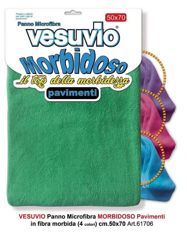 Panno in Microfibra per Pavimenti VESUVIO 50x70 Morbidoso - immagine 1