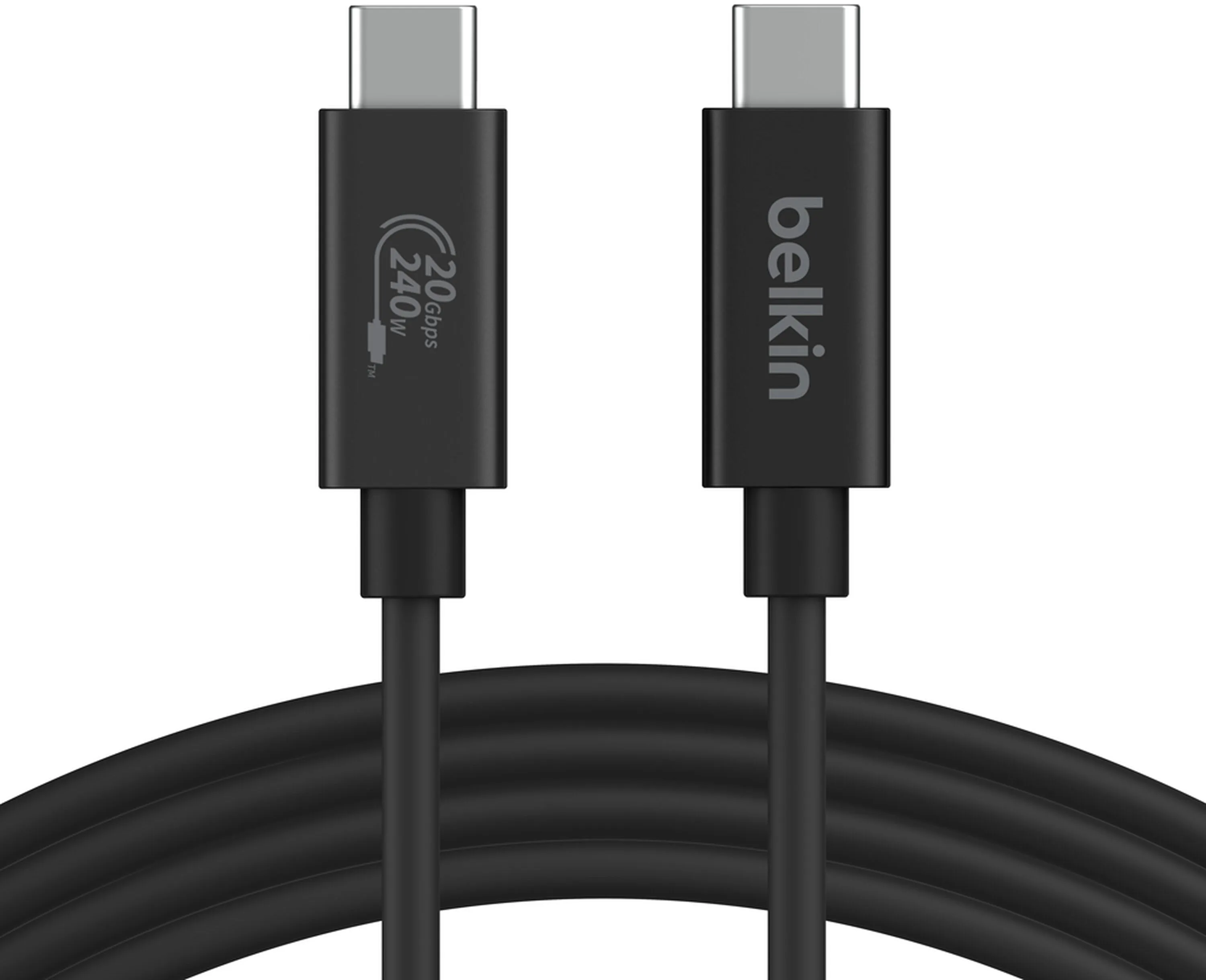 Cavo Dati e Ricarica USB-C - USB-C Belkin Connect, 240W, 2m, Nero INZ004bt2MBK - immagine 1