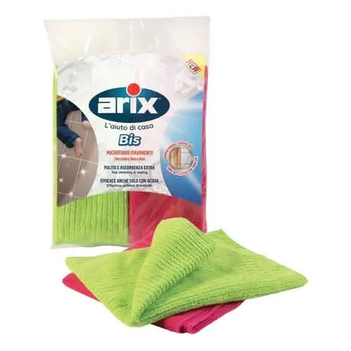 Panni in Microfibra Colorati per Pavimenti ARIX - Set da 2 Pezzi - immagine 1