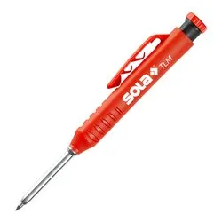 Porta mine sezione triangolare a scatto marcatore per fori TLM Rosso con mina grad. HB inclusa 2,5 mm 66041120 - immagine 1